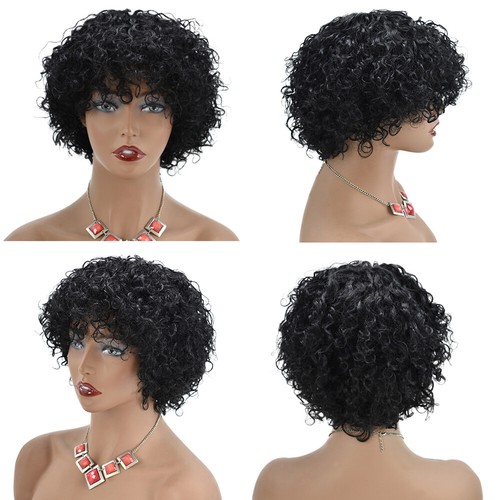 Parrucche kinky ricce afro con - ricce,
