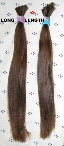 Capelli umani due code - umani,