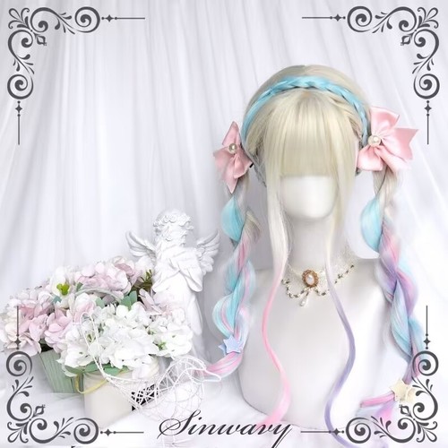 Parrucca anime cosplay - parrucca,