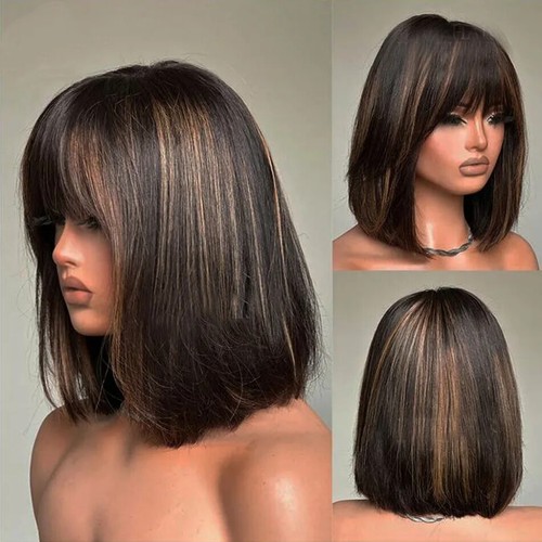 Parrucca capelli umani biondi