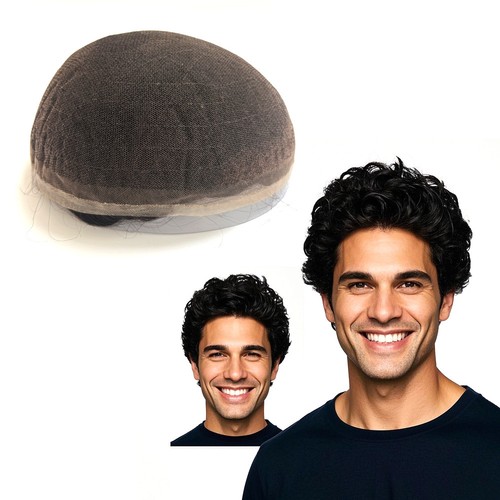 Parrucca uomo toupee parrucca