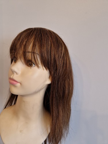 Parrucca capelli veri con - parrucca,