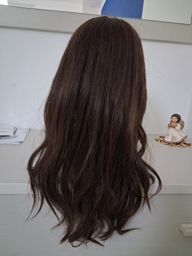 Parrucca capelli veri lunghi - parrucca,